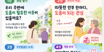 우리동네 이웃을 돌보는 여유인 발…게시글의 첨부 이미지